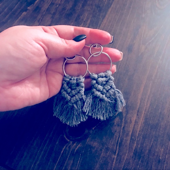 Handmade w/L♥️VE🆕Silver Double Looped 3mm Macrame - Picture 2 of 16